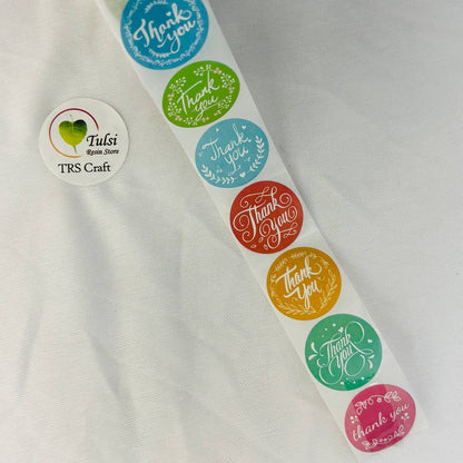Thankyou Sticker Roll Code -N Tulsi Resin Store