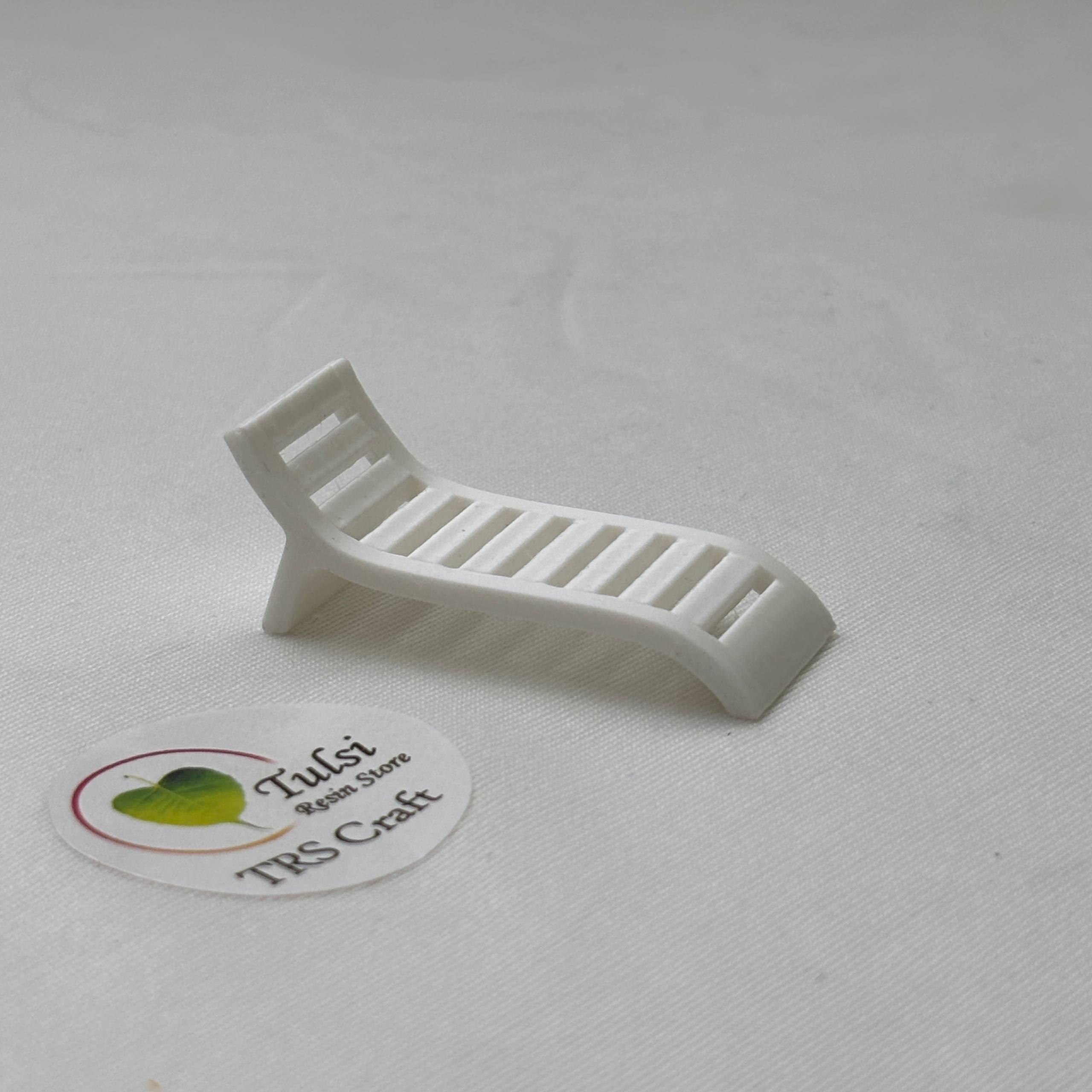 3D Miniature (A17) Beach Chair Tulsi Resin Store