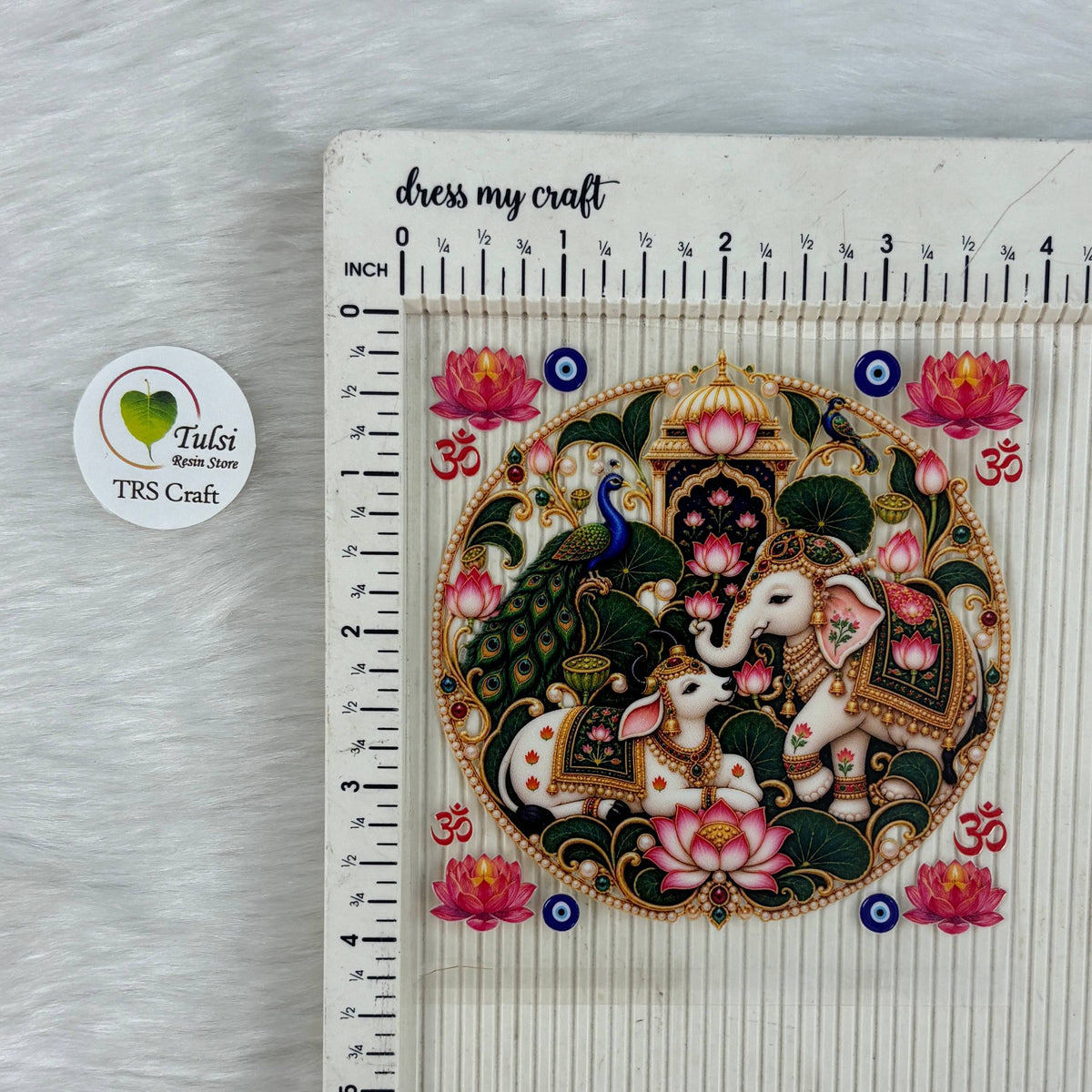 Round UV DTF Sticker (03)