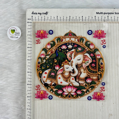Round UV DTF Sticker (03)