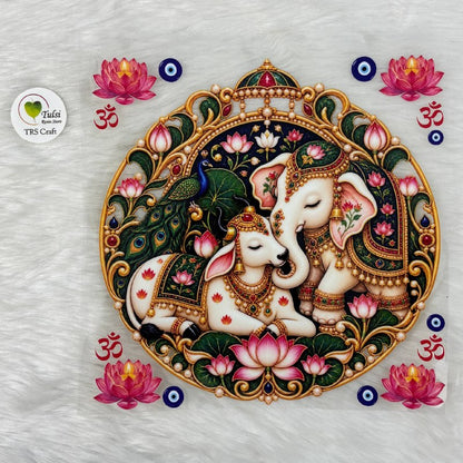 Round UV DTF Sticker (03)