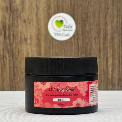Uv Dip Resin - Colourful Red Tulsi Resin Store