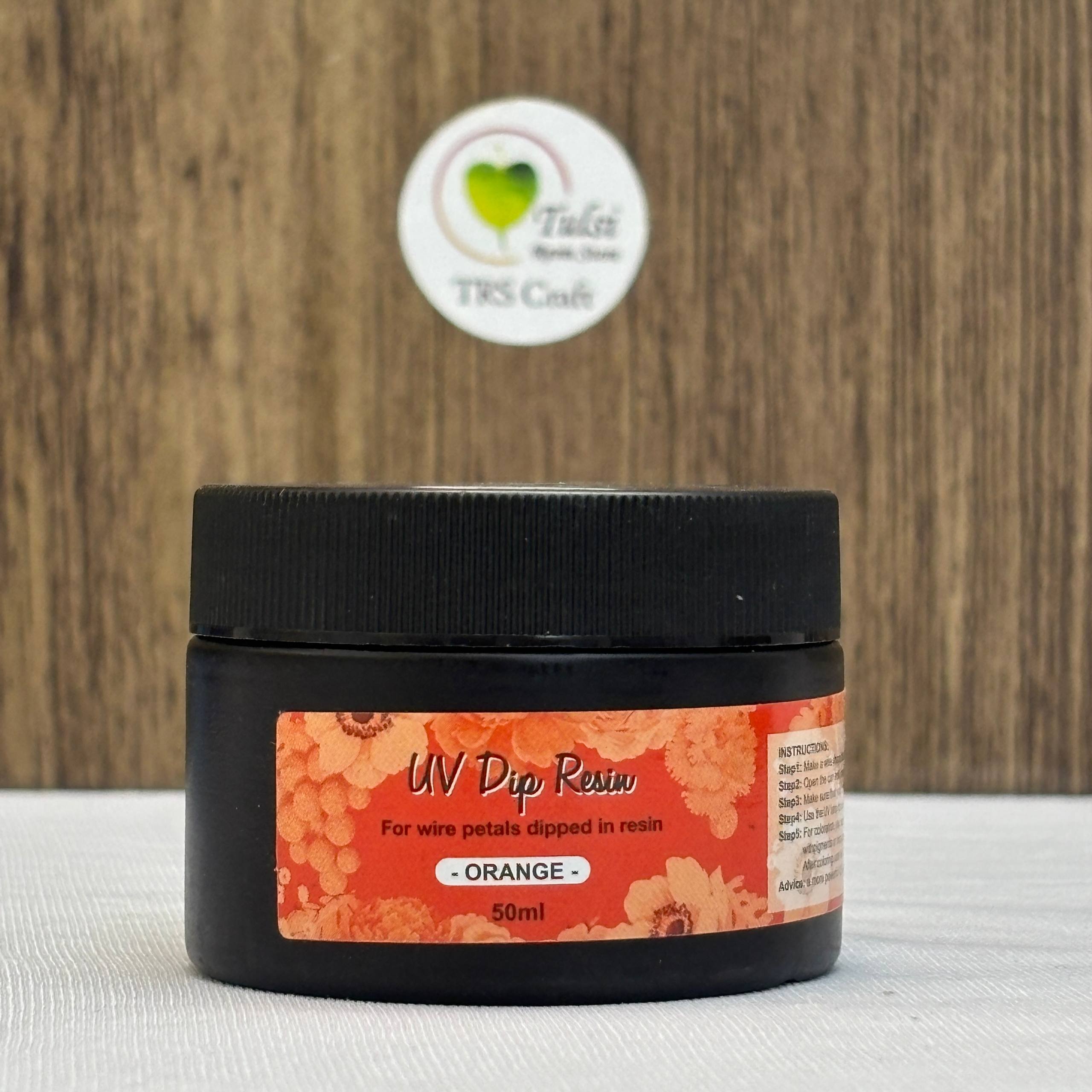 Uv Dip Resin - Colourful Orange Tulsi Resin Store