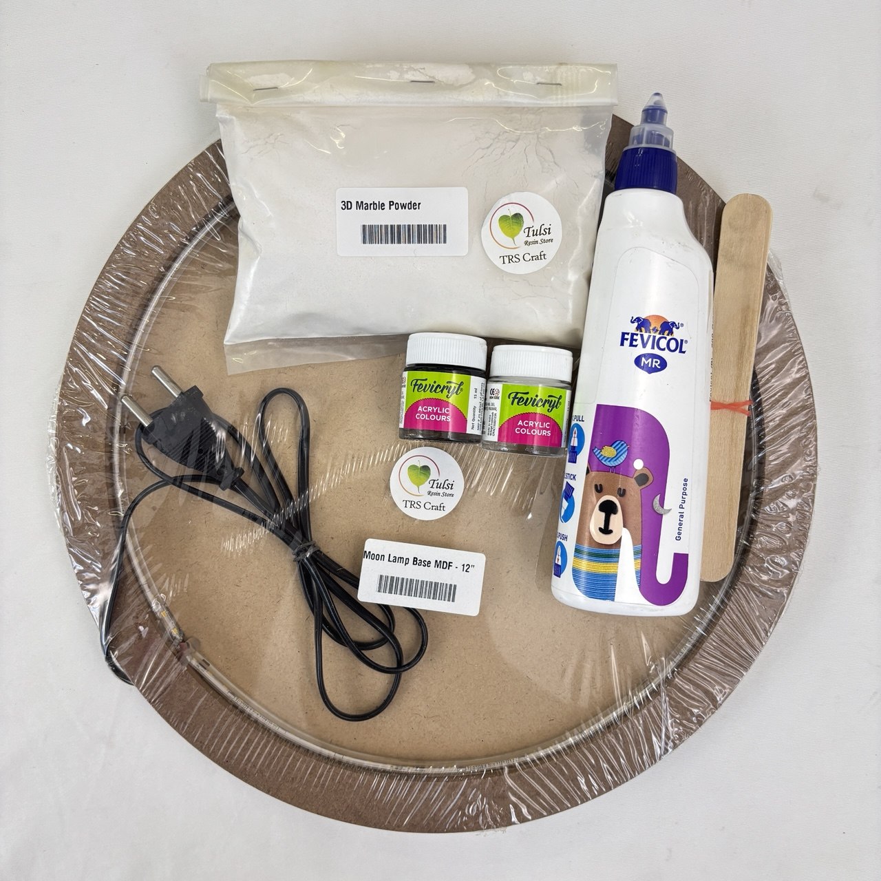 DIY Moon Lamp Texture Kit