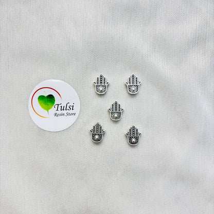 Silver Charm - Hamsa (A) (2pc)