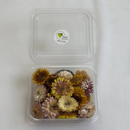 3D Dry Straw Flower Box (A) Tulsi Resin Store