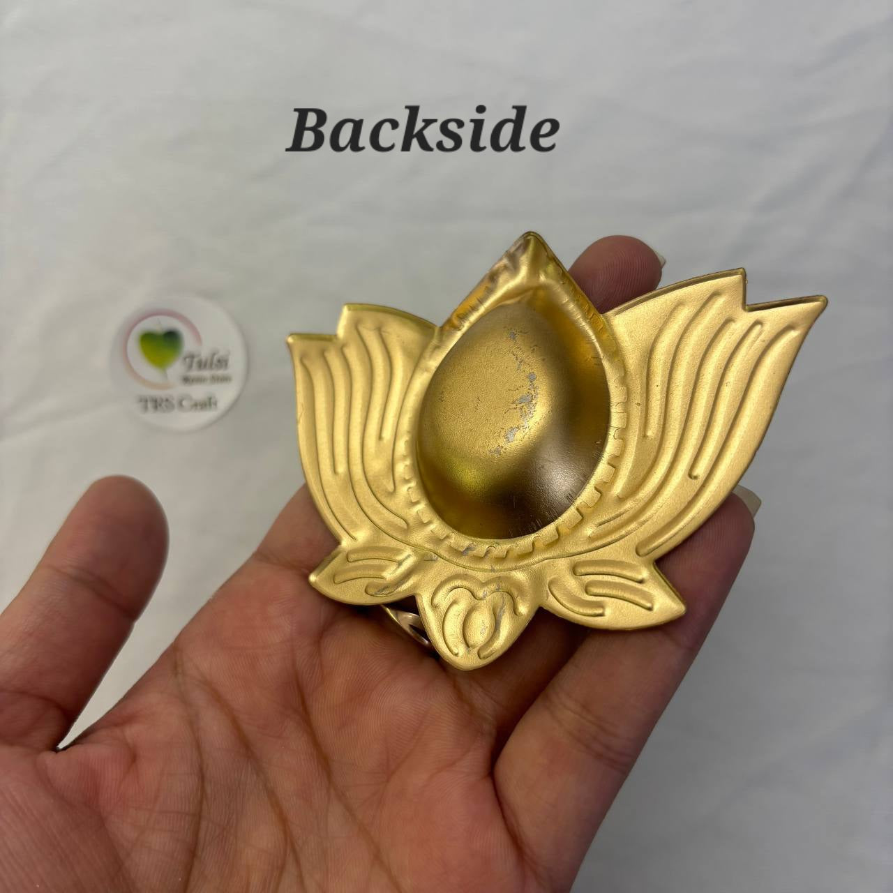 Metal Diya (F) - Lotus Tulsi Resin Store