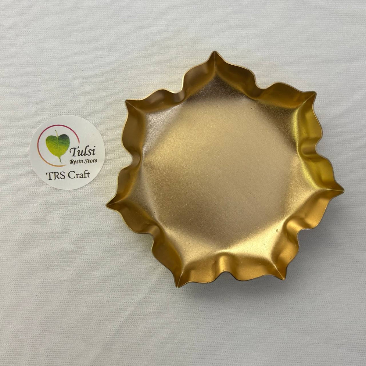 Metal Urli Bowl (A022) - Lotus 5.5"