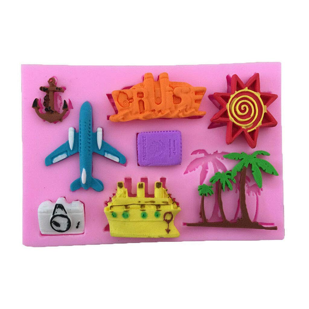 Pink Travel Elements Mould (A) Tulsi Resin Store
