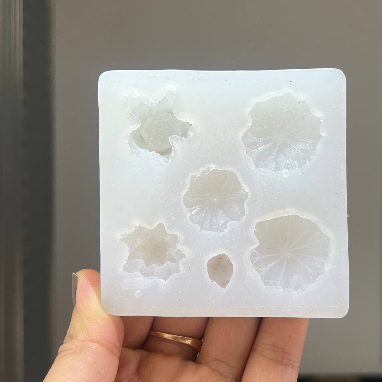 Lotus Pond Miniature Mould (A) - 6 Cavity (HM) Tulsi Resin Store