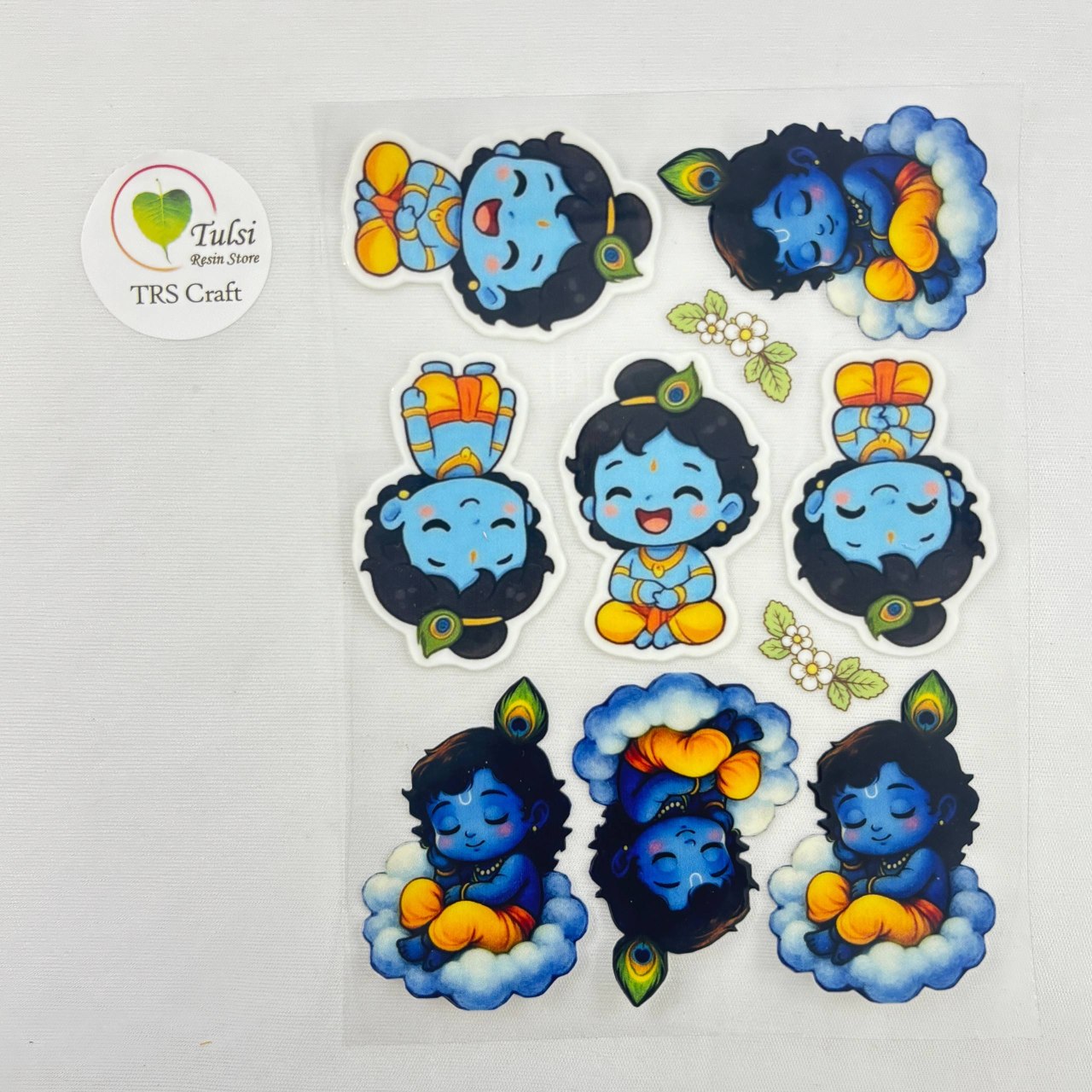A6 UV DTF Sticker - God Idols Krishna (G3)