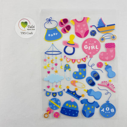 A6 UV DTF Sticker - Baby Theme
