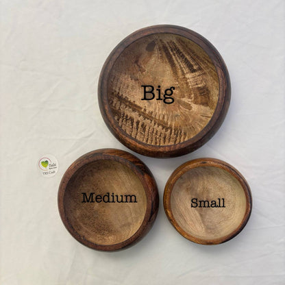 Urli Wooden Candle Bowl