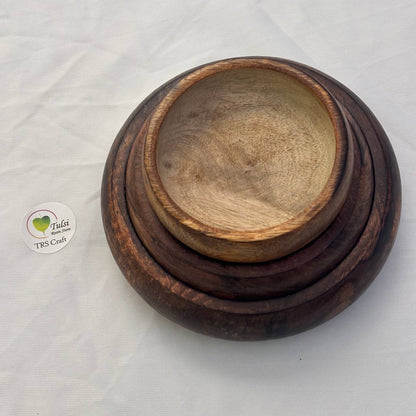 Urli Wooden Candle Bowl