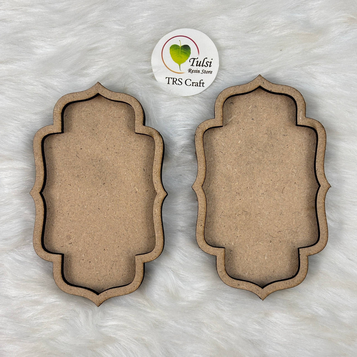 Mdf Wall Hanging / Toran Base (D) - Small Moroccon (1 Piece)