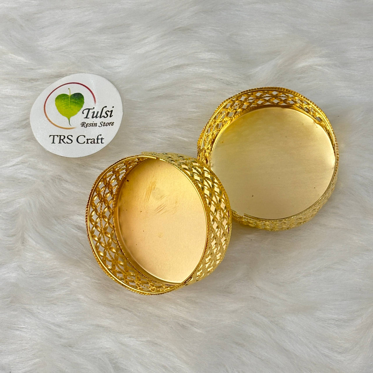 Gold T- Light Holder (A)
