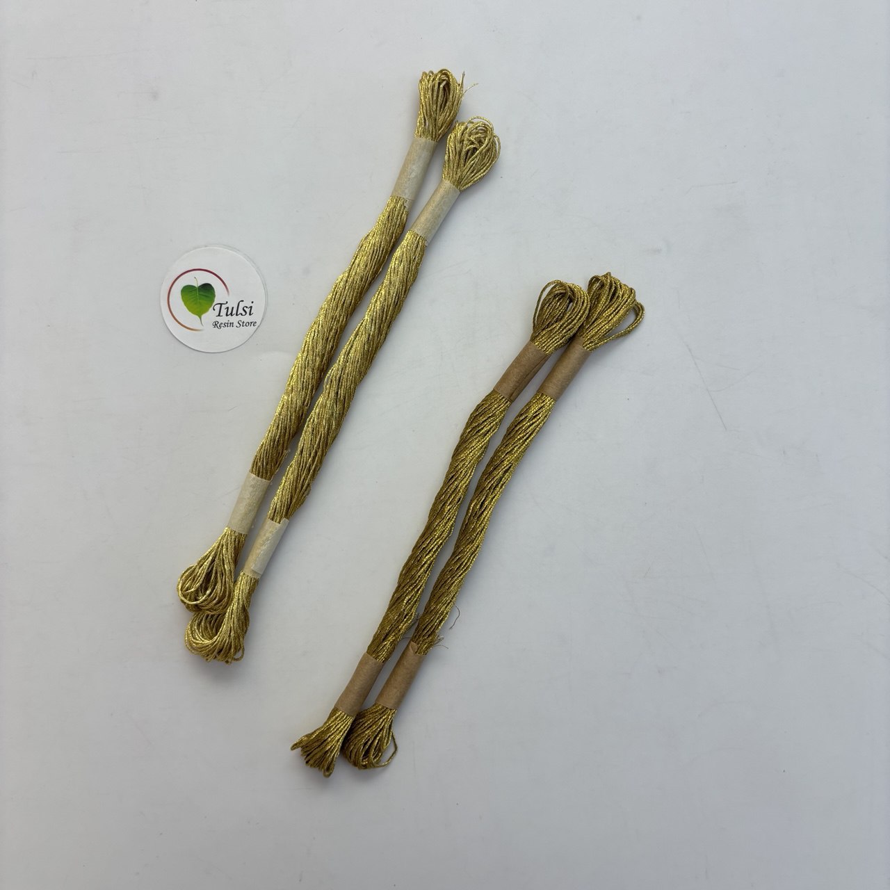 Thin Rakhi Thread - Gold - Tulsi Resin Store