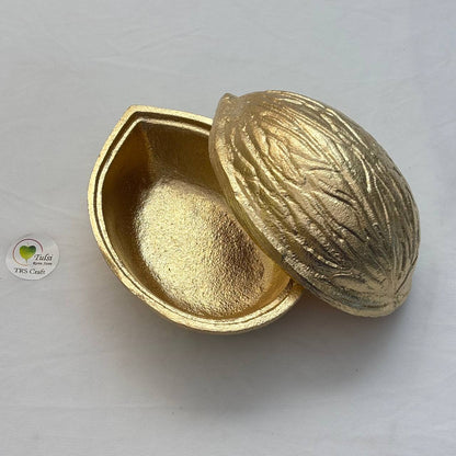 Metal Urli Bowl (A006) - Walnut