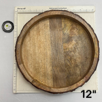 Buckle Tray Wooden Candle Bowl