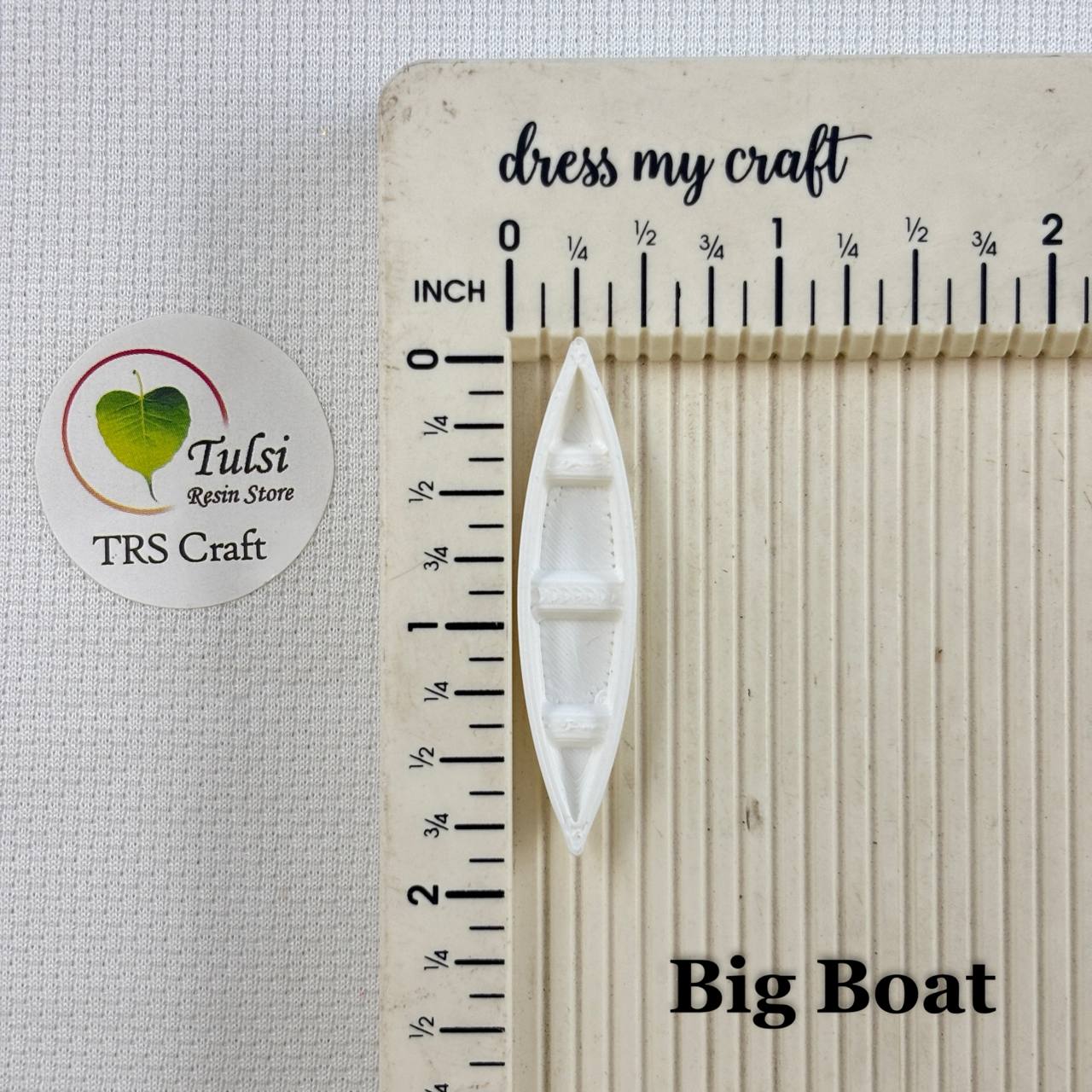 3D Miniature (A17) Big Boat Tulsi Resin Store
