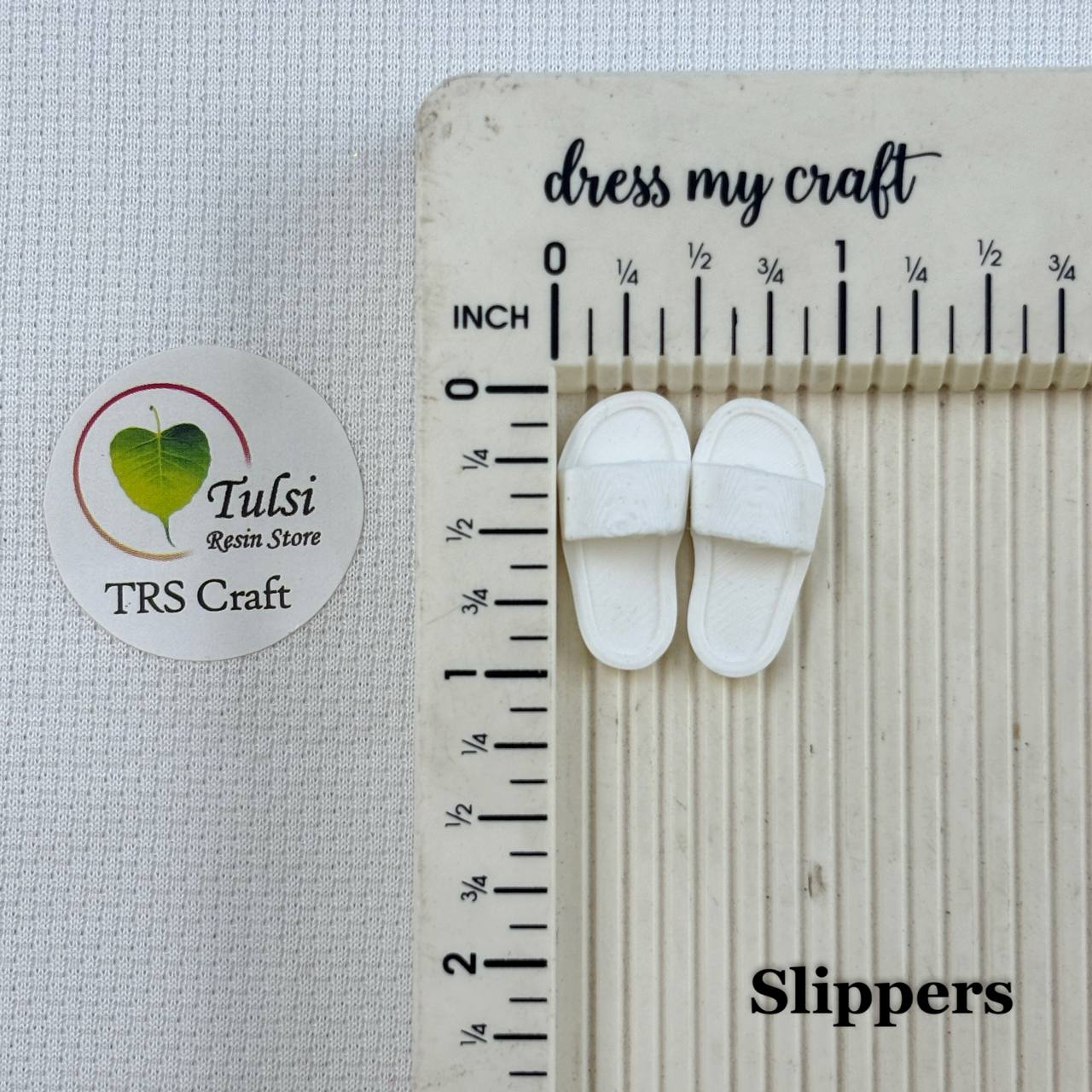 3D Miniature (A17) Slippers Tulsi Resin Store
