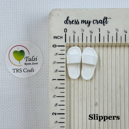 3D Miniature (A17) Slippers Tulsi Resin Store