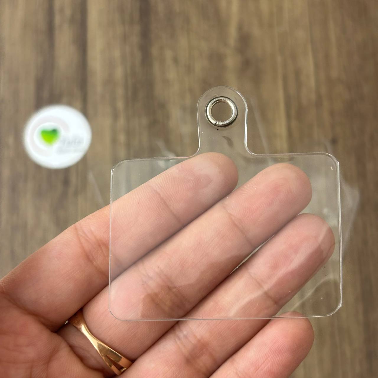 Transparent Phone Tag (2 Pc) - - Tulsi Resin Store