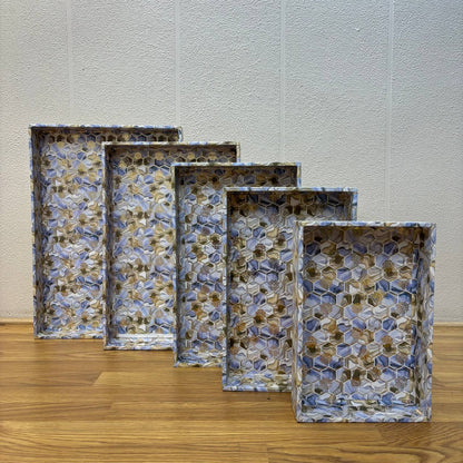 Hamper Tray (A001) - Blue Tulsi Resin Store