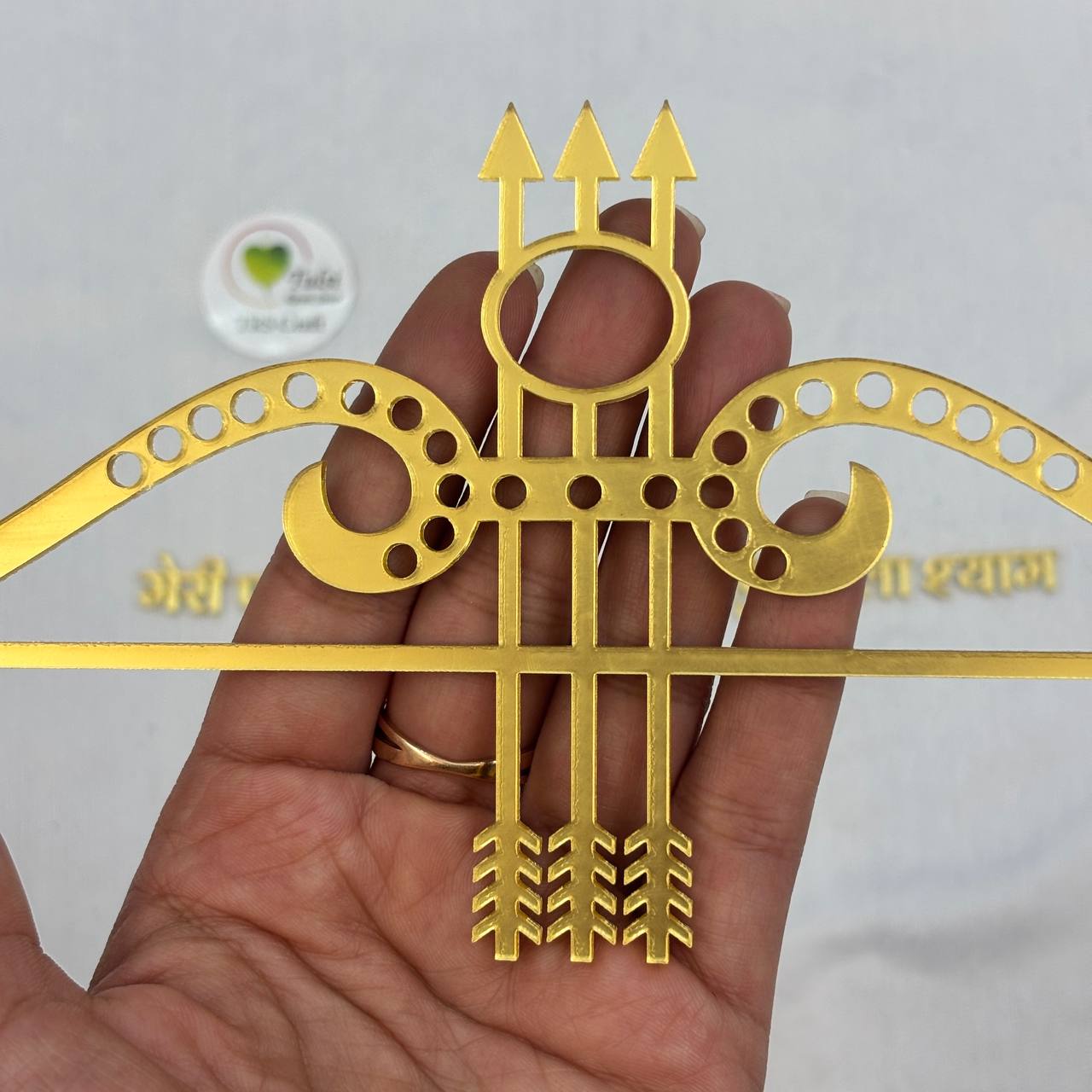 Custom Acrylic - Teen Baan logo Khatuji Tulsi Resin Store