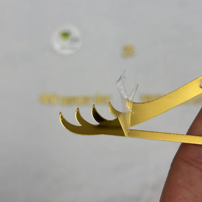 Custom Acrylic - Teen Baan logo Khatuji Tulsi Resin Store