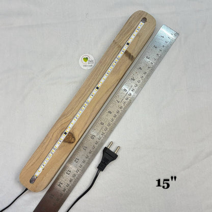 Wooden Light Lamp - Teak Wood 15" Tulsi Resin Store