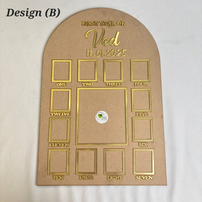 Custom Acrylic - One Year Baby Frame