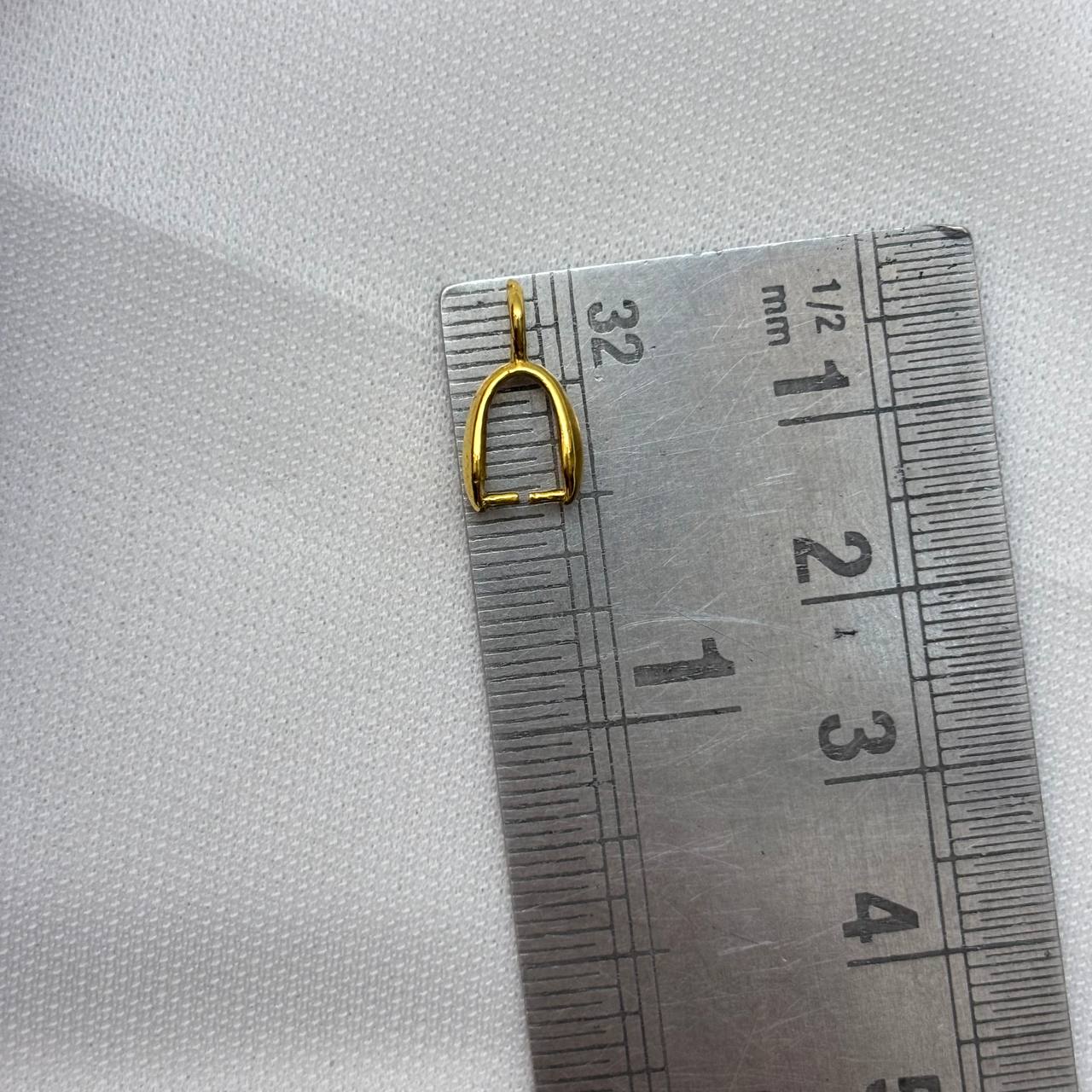 Pendent Pinch Clasp (A) (5pcs) - Gold - Tulsi Resin Store
