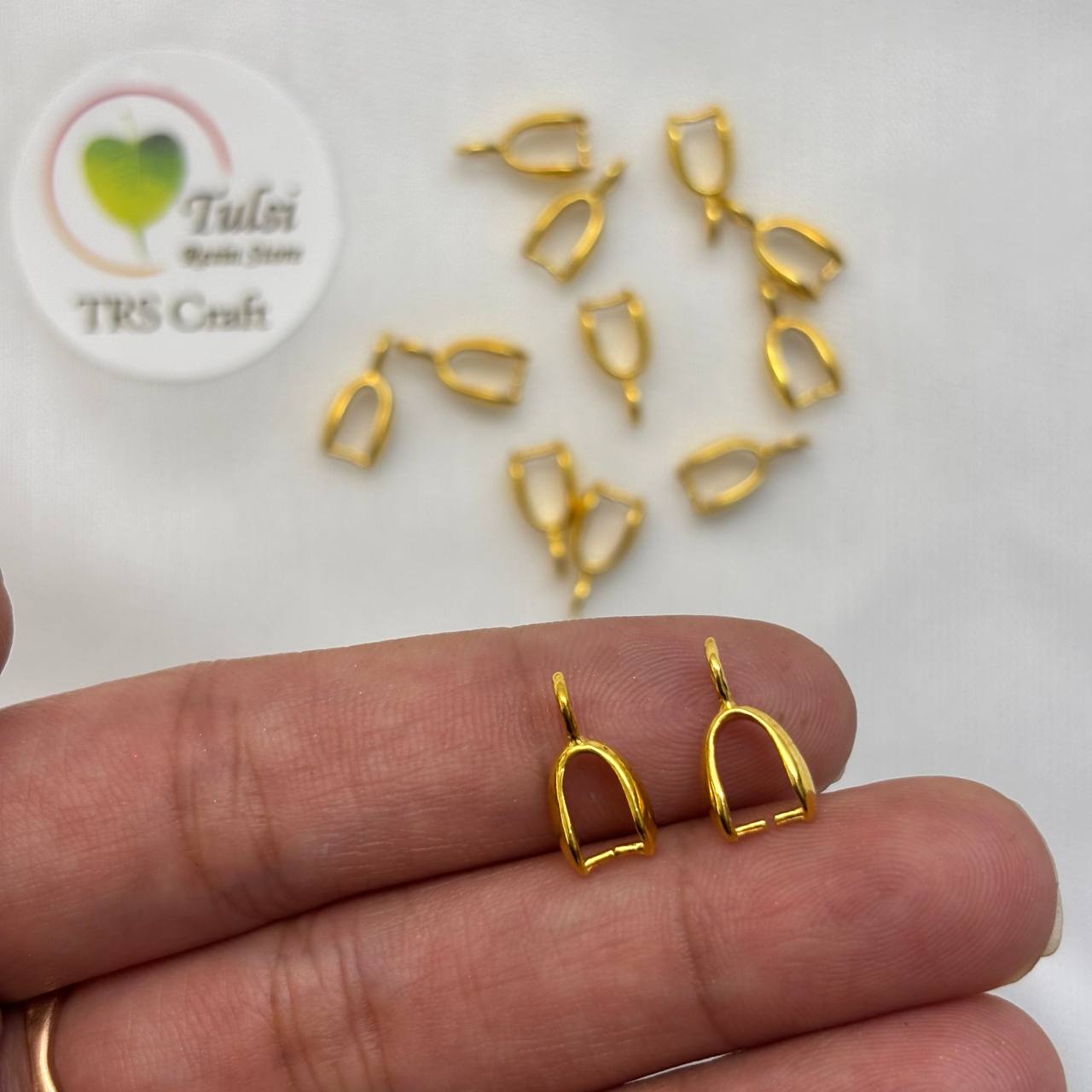 Pendent Pinch Clasp (A) (5pcs) - - Tulsi Resin Store
