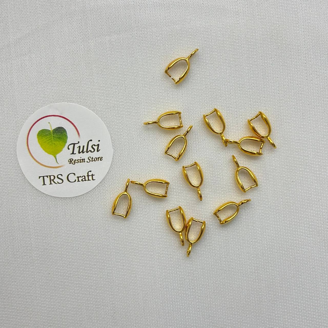 Pendent Pinch Clasp (A) (5pcs) - - Tulsi Resin Store