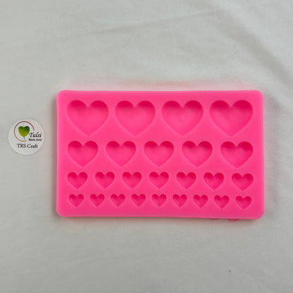 Multi cavity Heart Mould (A)
