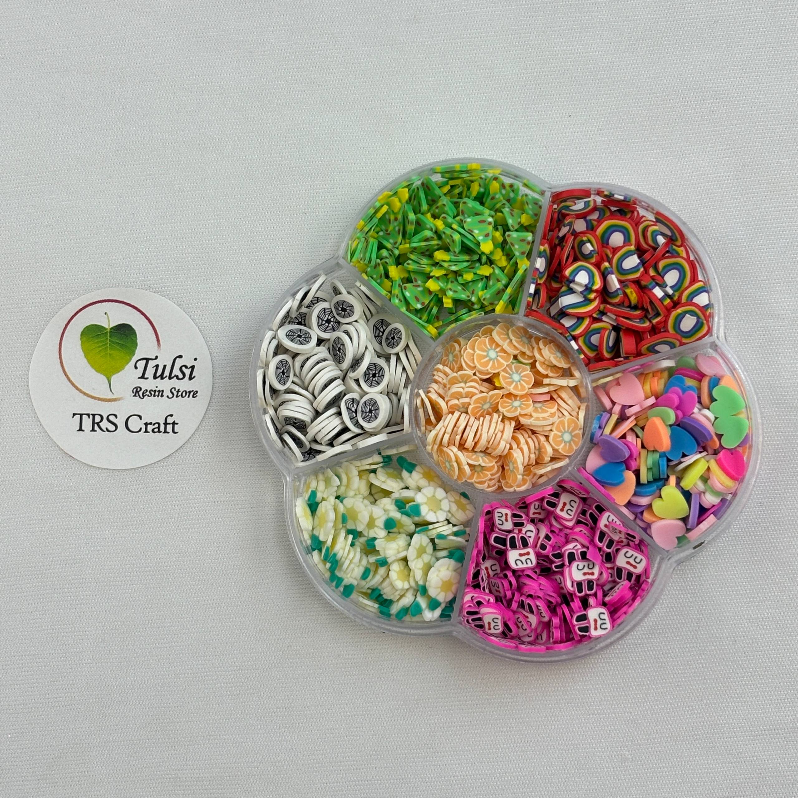 Miniatures Set Of 7 Tulsi Resin Store