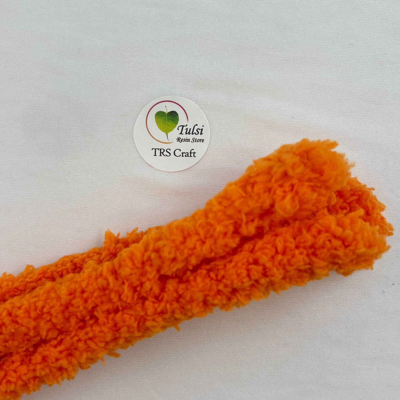 Coral Fleece Pipe Cleaners Orange Tulsi Resin Store
