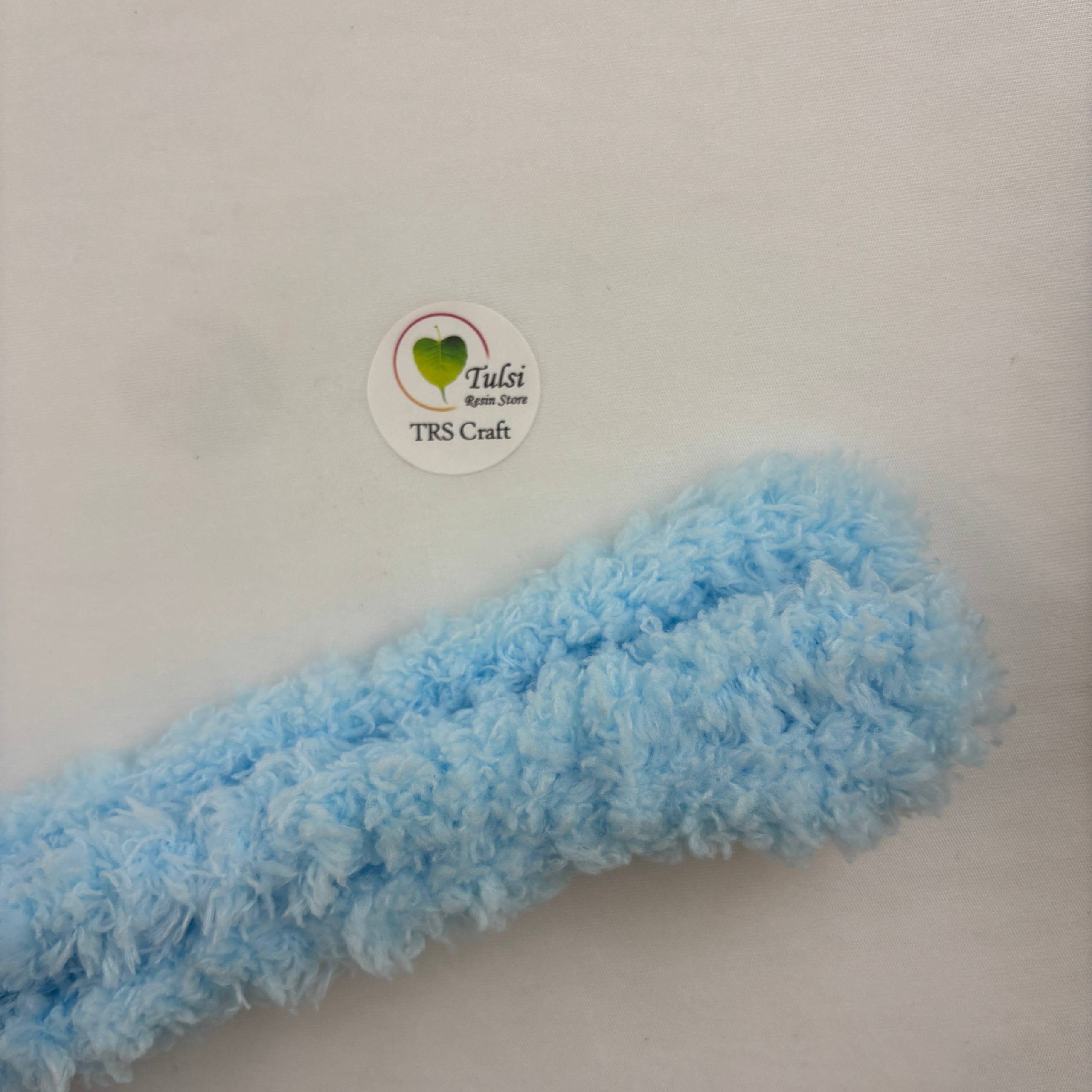 Coral Fleece Pipe Cleaners SkyBlue Tulsi Resin Store