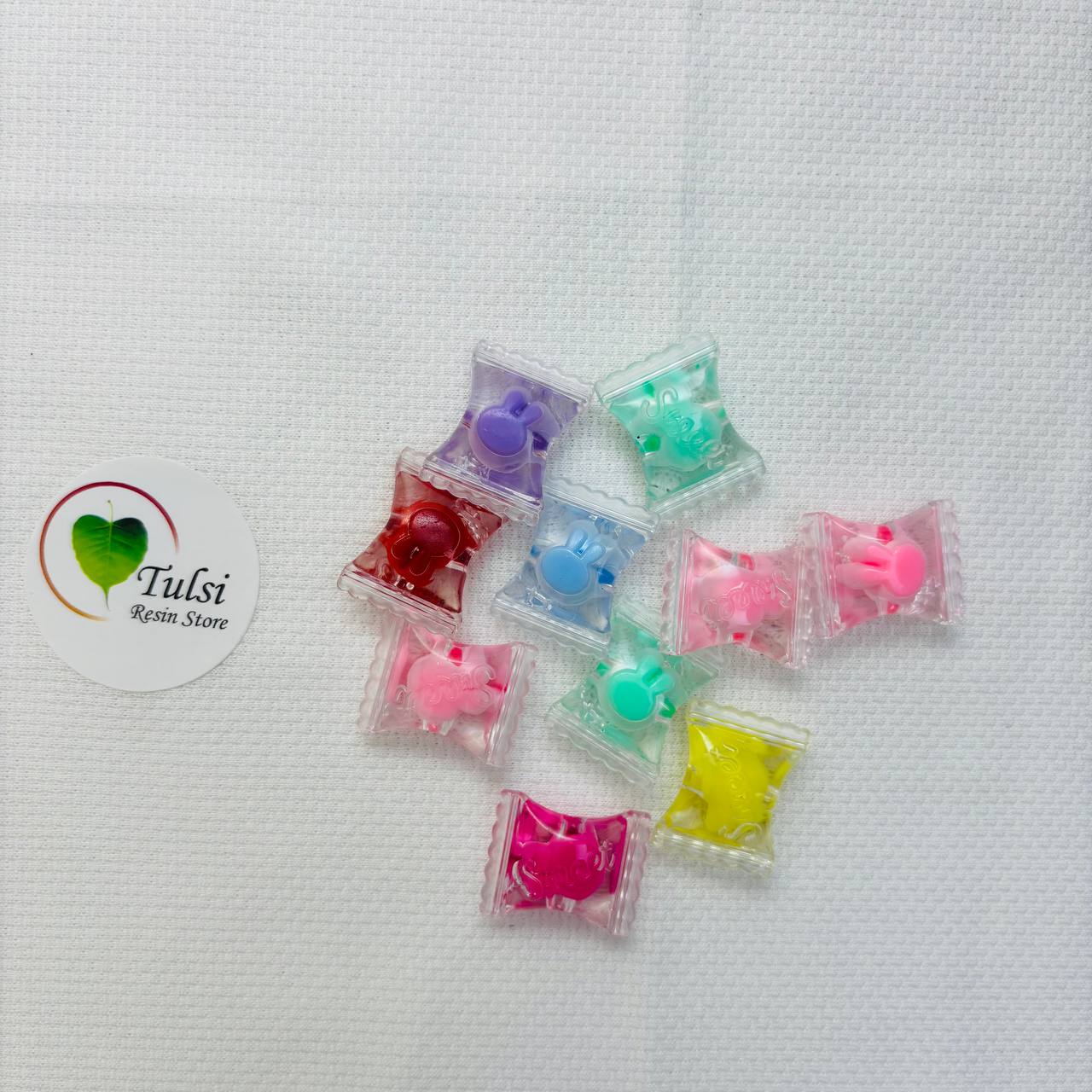 Colourful Beads - Chocolate (10Pcs)