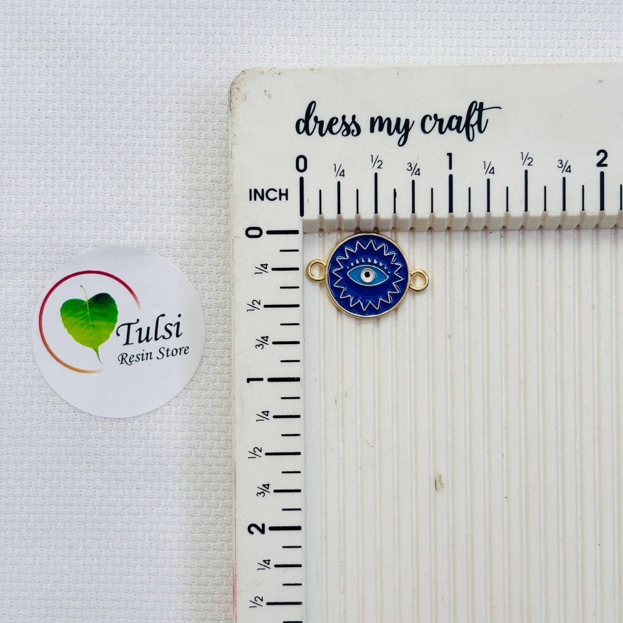 Evil Eye Charm With Two Hooks - I
