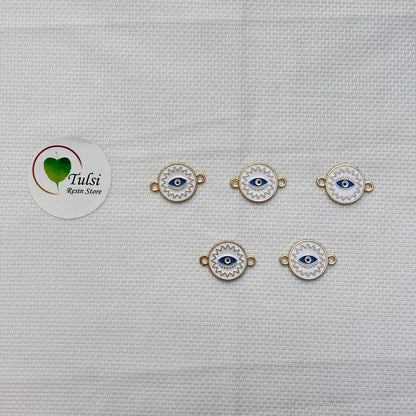 Evil Eye Charm With Two Hooks - I