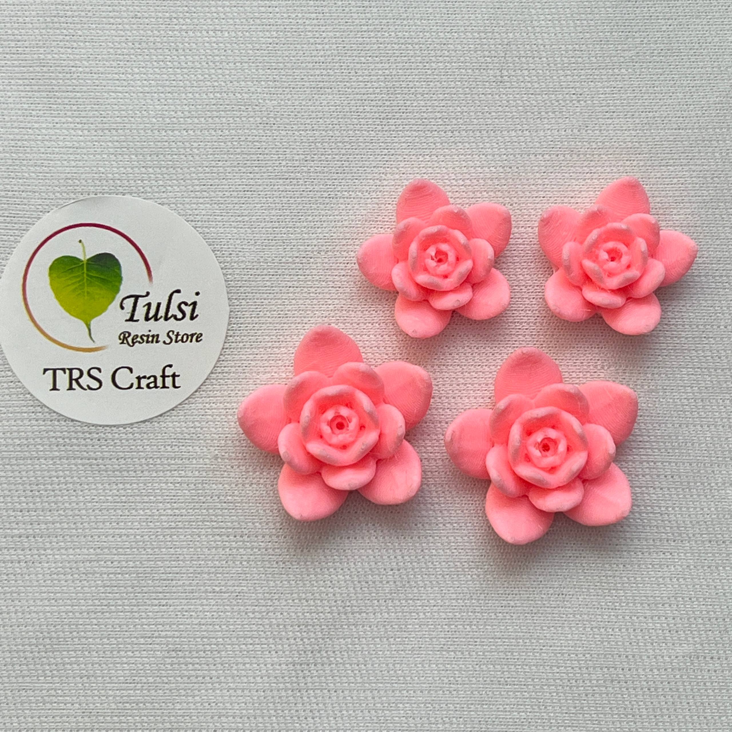 3D Miniature (A20) - Pink Lotus Tulsi Resin Store