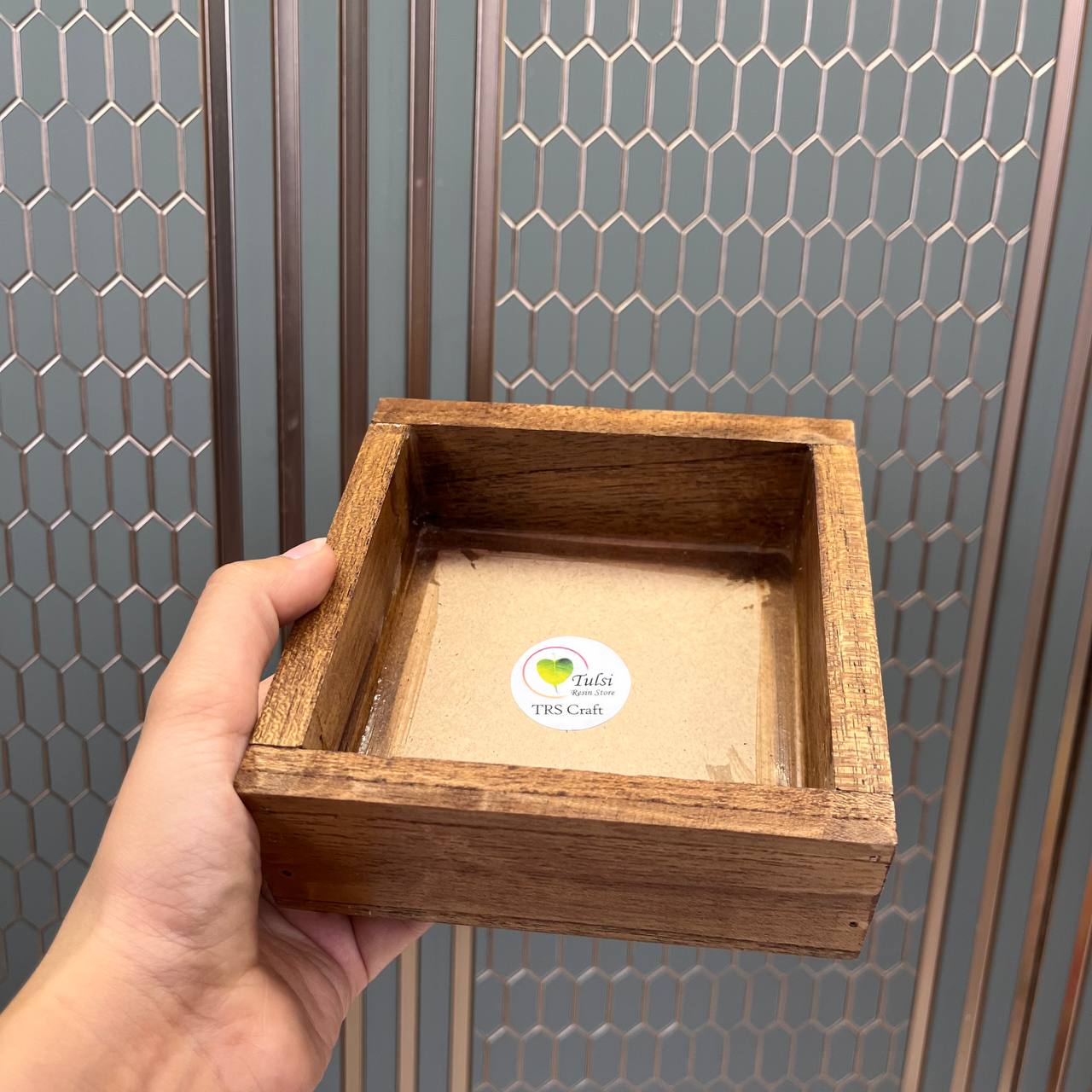 Teakwood Floating Frame (P) - MDF Base