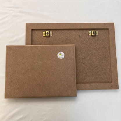 MDF Rounded Edge Nameplate/Frame Base - Plain Rectangle