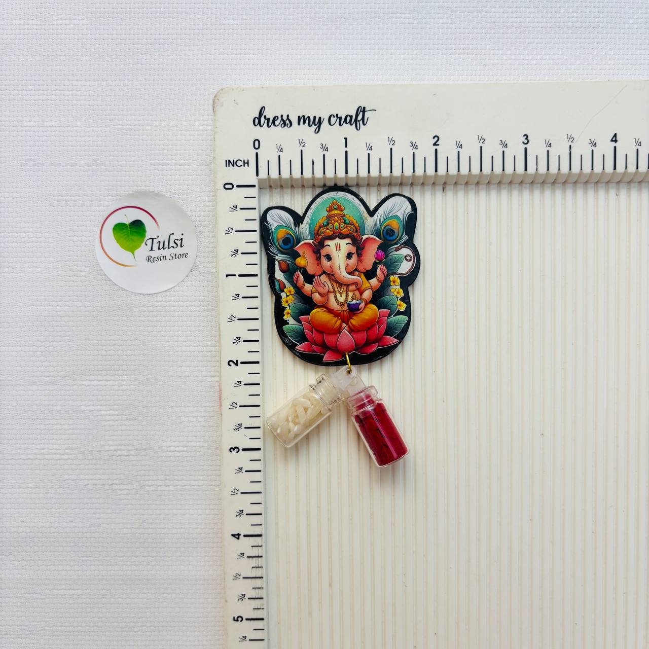Kumkum Chawal Set with MDF (B) - Ganesha