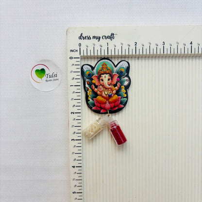 Kumkum Chawal Set with MDF (B) - Ganesha