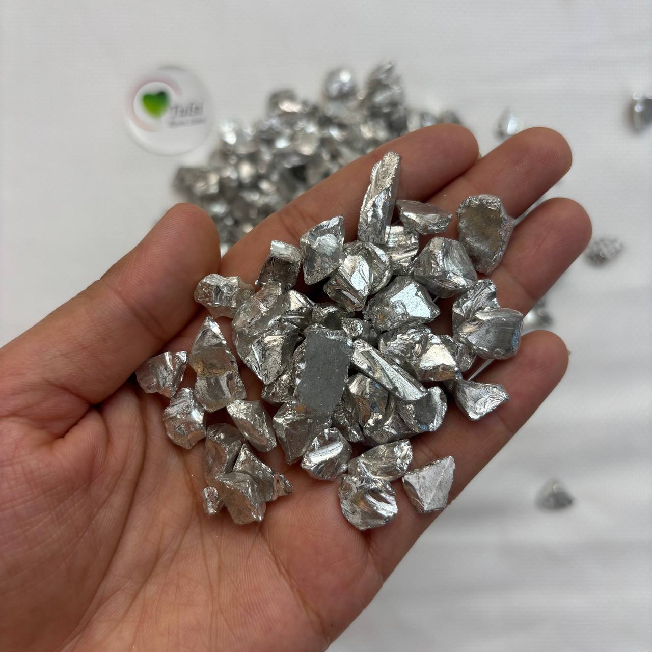 Plated/ Polished Crystals - Silver - tulsiresin