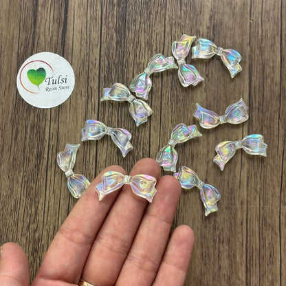 Rainbow Plastic Bow