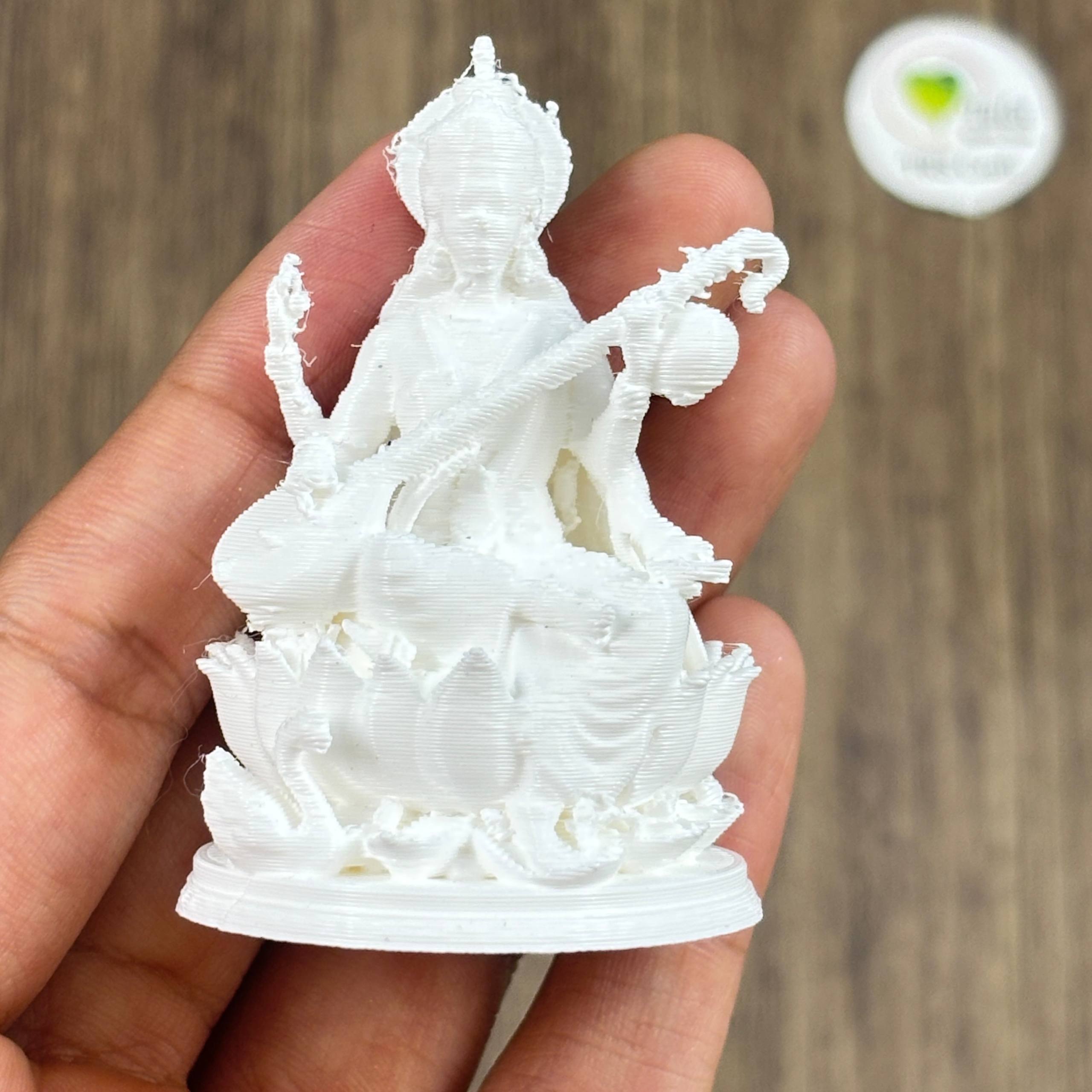 3D Miniature (A32) - Saraswati Ji